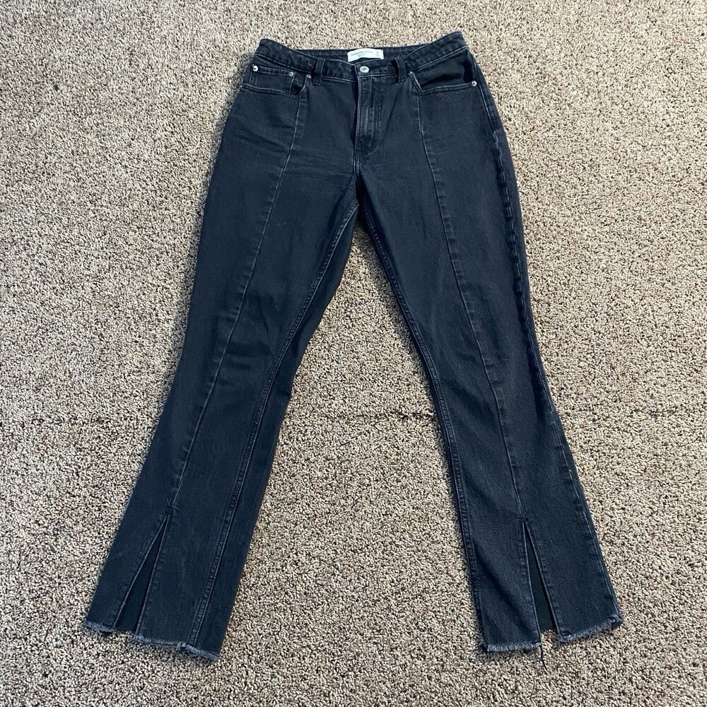 Abercrombie‎ & Fitch Jeans Womens 27 4S The Skinny High Rise Curve Love Black
